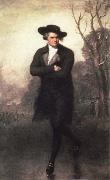 Gilbert Stuart the skater oil